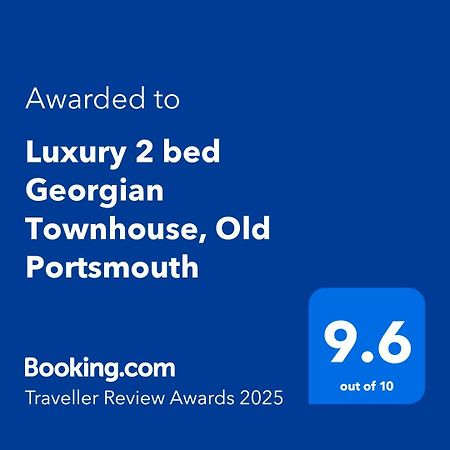 Villa Luxury 2 Bed Georgian Townhouse, Old Portsmouth Exterior foto